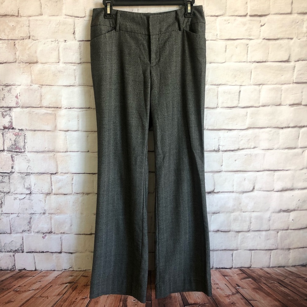 Mossimo Stretch Flat Front Pants 6 Fit 4, Mid-rise